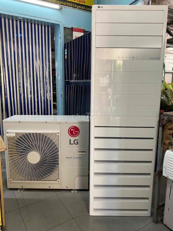 Máy lạnh Tủ đứng LG 5hp Inverter 1 pha mới 95%