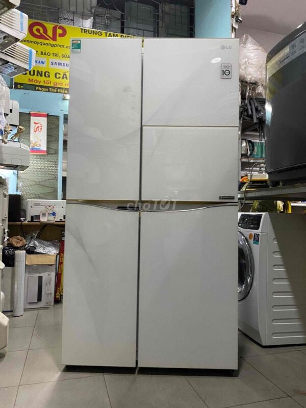 Tủ lạnh LG SBS 629L Inverter GR-H267LGW mới 90%