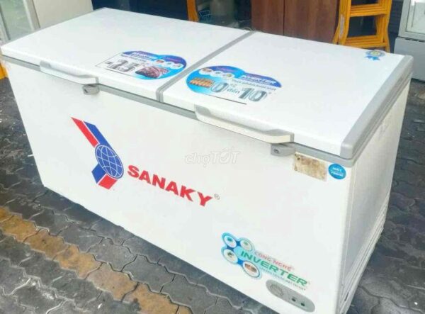 Tủ đông mát Sanaky VH6699W3 485L Inverter zin đẹp