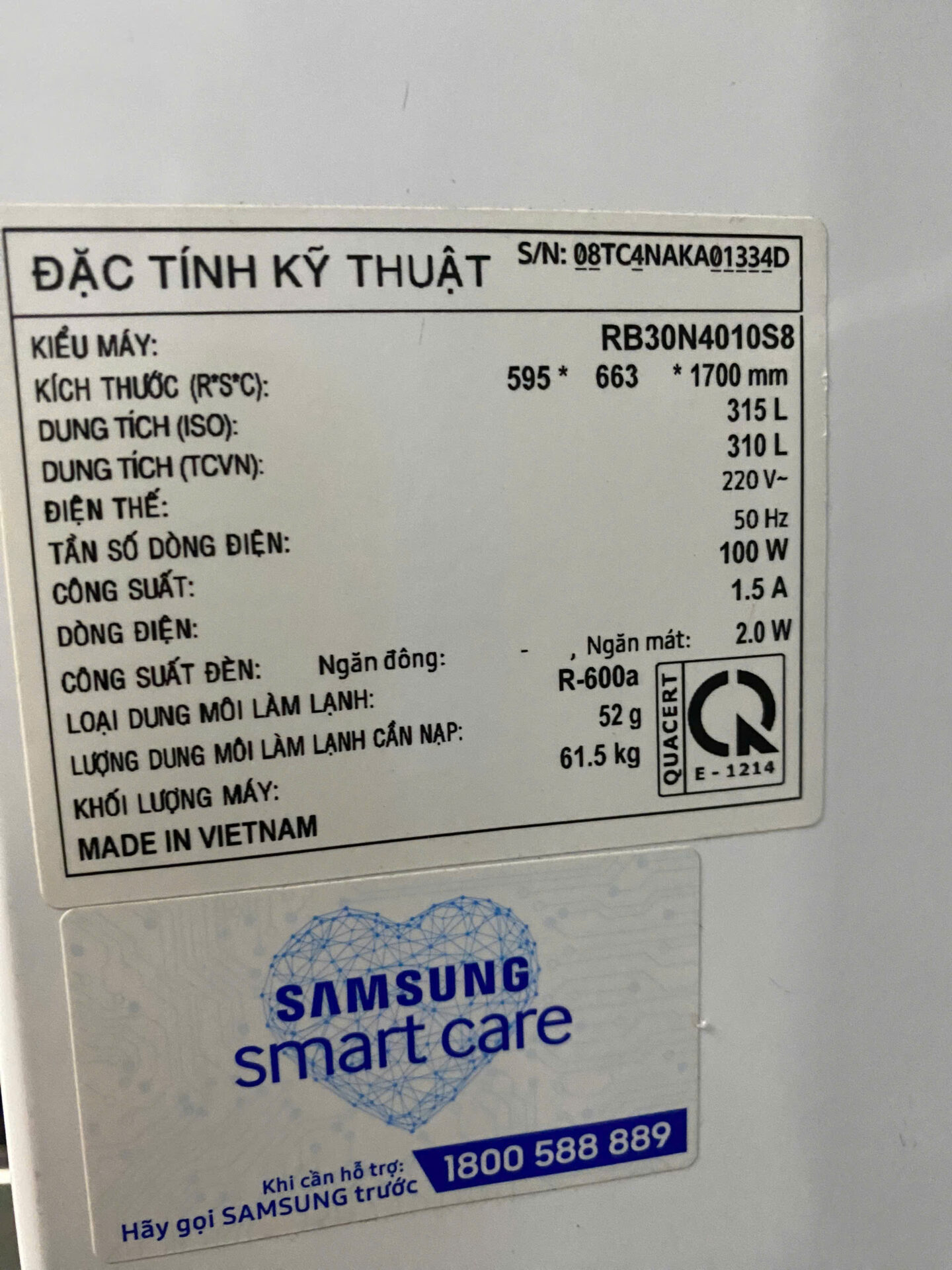 Tủ lạnh Samsung Inverter 310 lít RB30N4010S8 có ngăn đông mềm - Hình ảnh 6