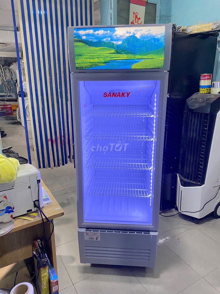 Tủ mát Sanaky 170 lít VH-218KL mới 95% date 2024