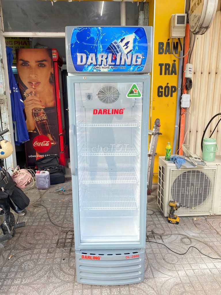 TỦ MÁT DARLING 280L DL-2800A gas R600A tiết kiệm điện năng - bảo hành 6 tháng - free ship