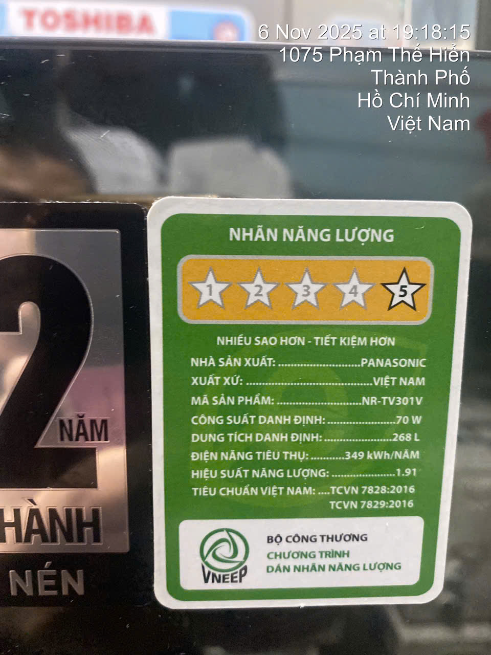 Tủ lạnh Panasonic Inverter 268 lít NR-TV301V - Hình ảnh 8