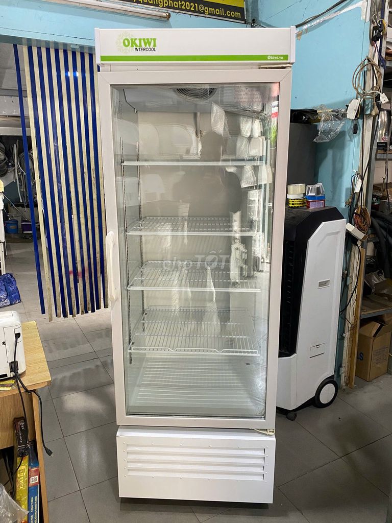 TỦ MÁT INVERTER OKIWI 380L JW-470R mới 90% Bảo hành 12 tháng