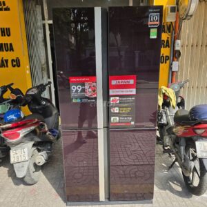 Tủ lạnh Sharp Inverter 605 lít SJ-FX688VG-RD TIẾT KIỆM ĐIỆN - MIỄN PHÍ VẬN CHUYỂN