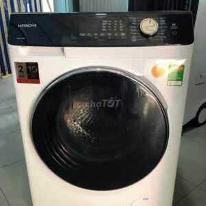 Máy Giặt Hitachi Inverter 9.5Kg BD-954HVOW mới 95% - miễn phí vận chuyển lắp đặt - bảo hành 12 tháng