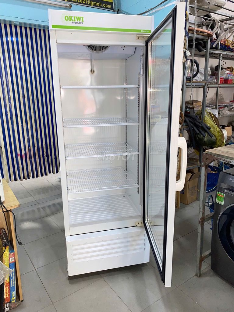 TỦ MÁT INVERTER OKIWI 380L JW-470R mới 90% Bảo hành 12 tháng - Hình ảnh 3