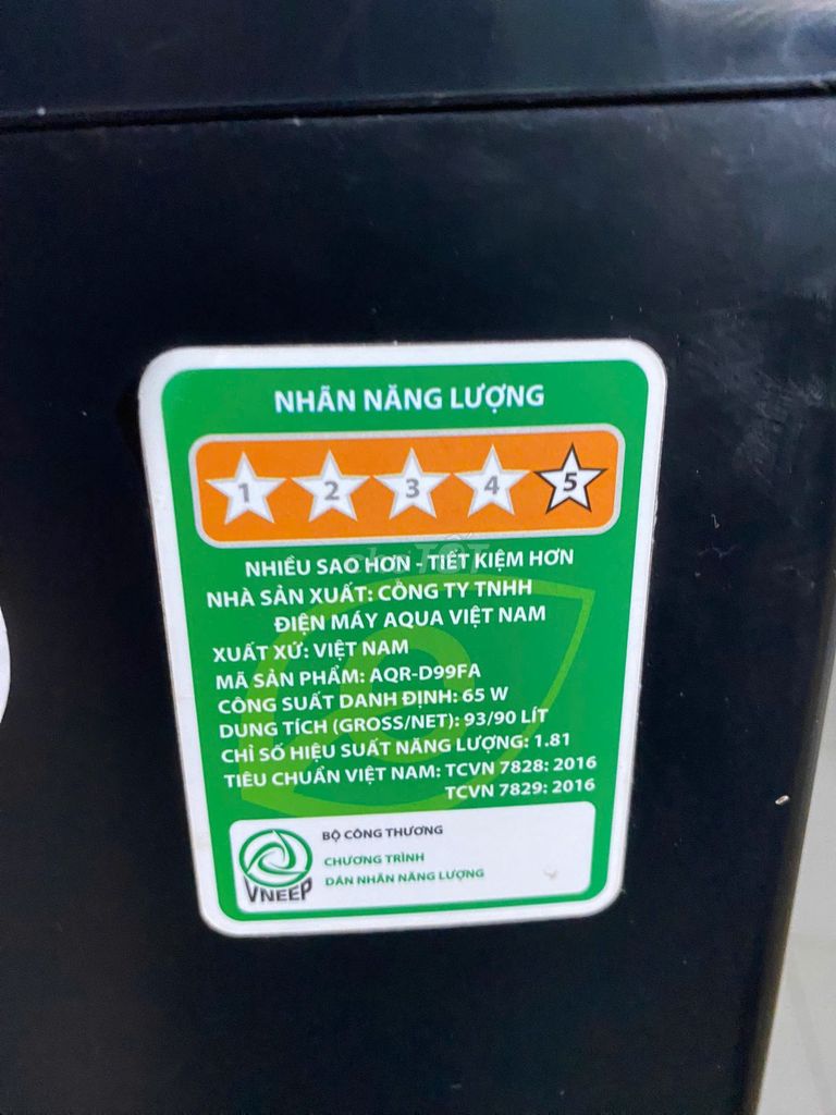 Tủ lạnh Aqua AQR-D99FA 90 lít - Hình ảnh 6