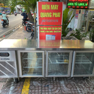 Bàn mát cửa kính Berjaya B3D/C7/600-SM zin nhẹ điện - miễn phí vận chuyển