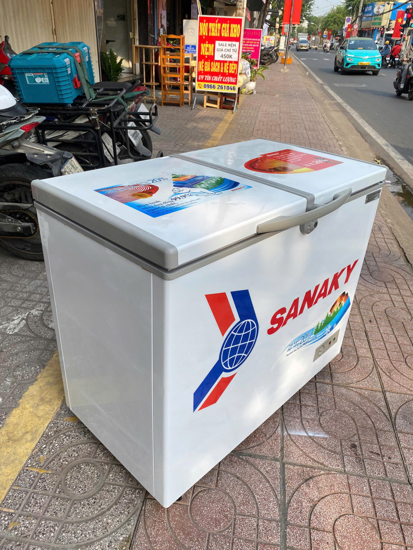 Tủ Đông Sanaky 208L VH-2599A1 zin mới 90% - FREE SHIP - Hình ảnh 4