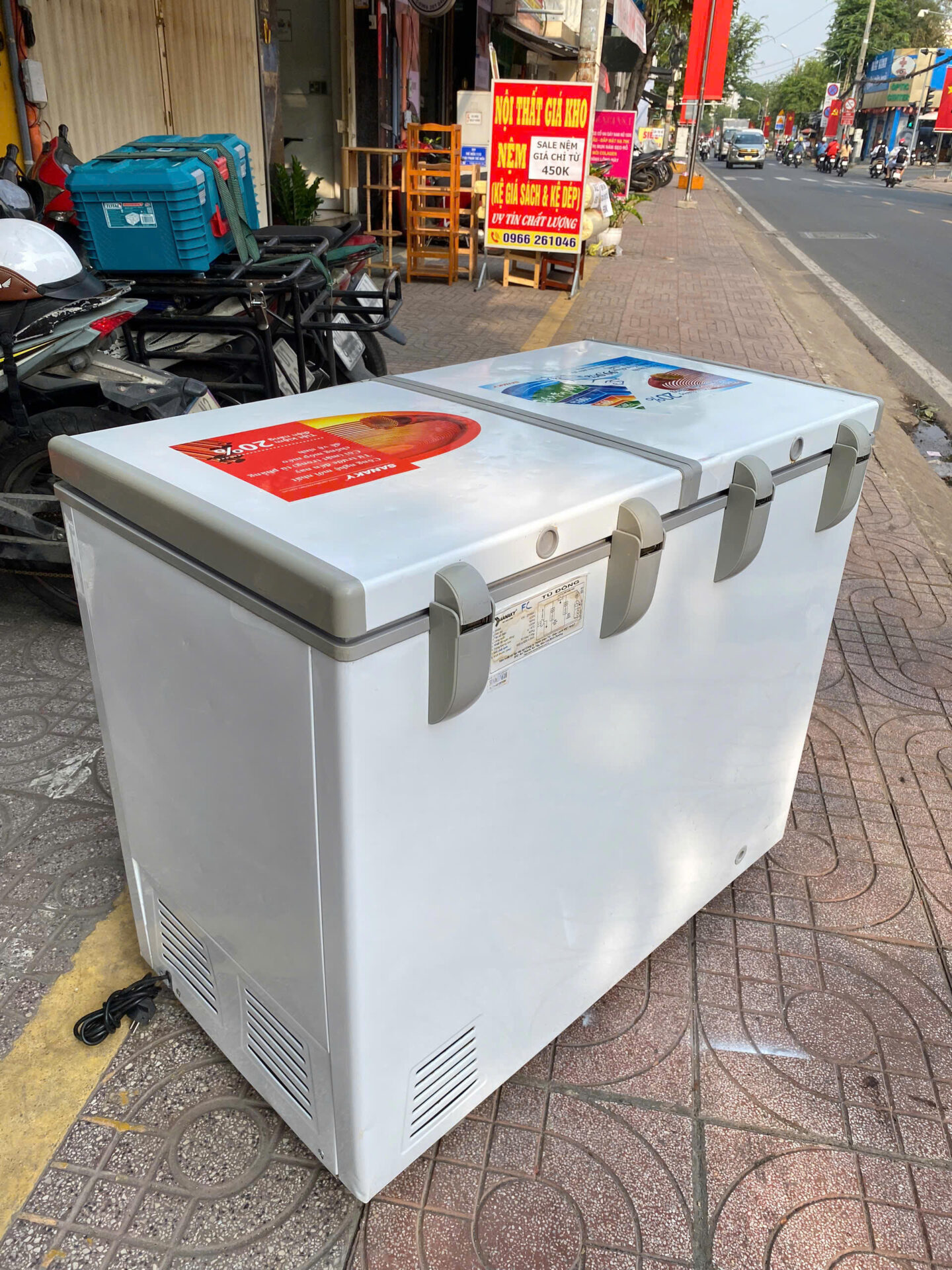 Tủ Đông Sanaky 208L VH-2599A1 zin mới 90% - FREE SHIP - Hình ảnh 5