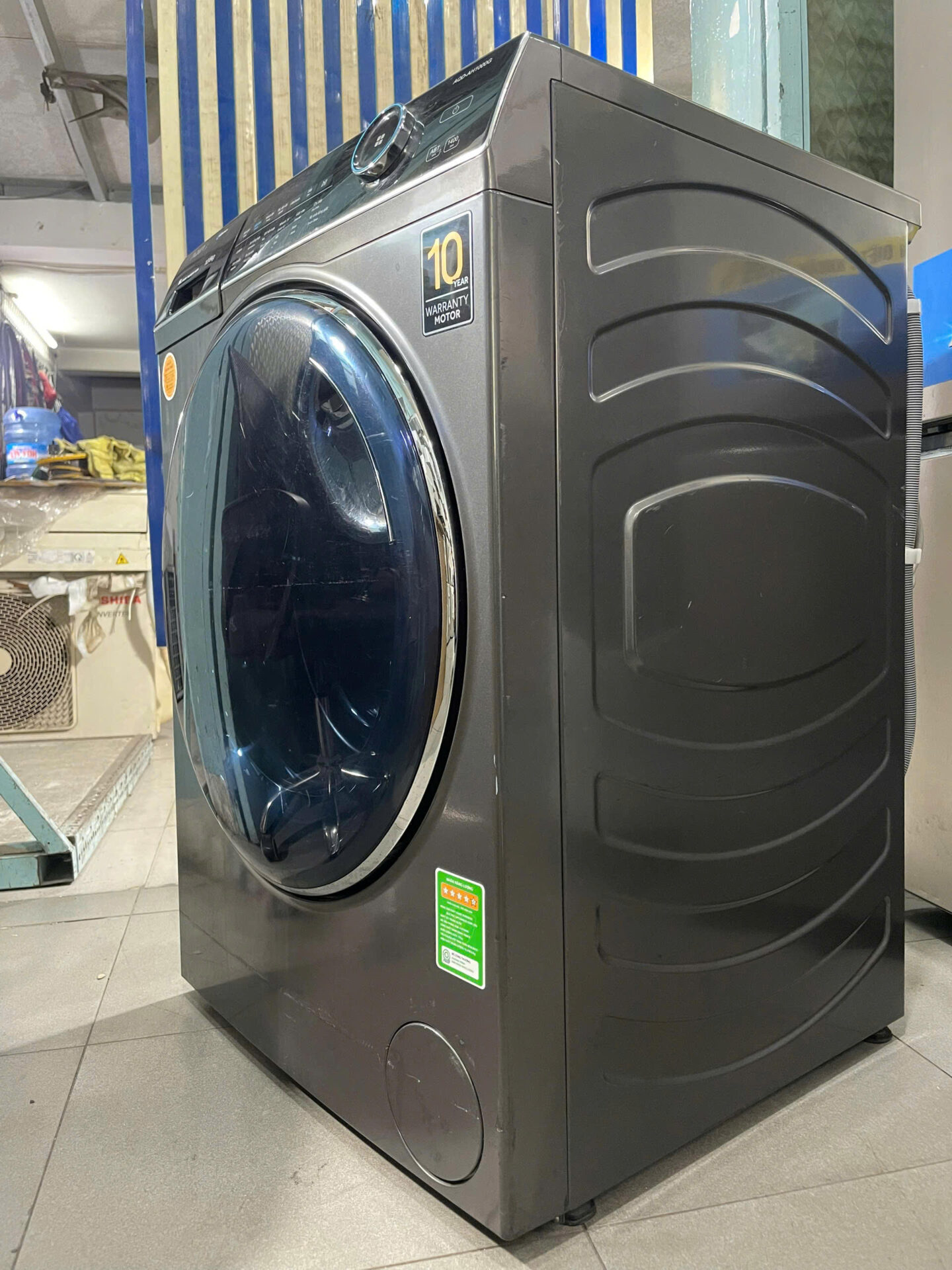 Máy Giặt Sấy Aqua Inverter 10/6 Kg AQD-AH1000G tiết kiệm điện - FREE SHIP - Hình ảnh 5