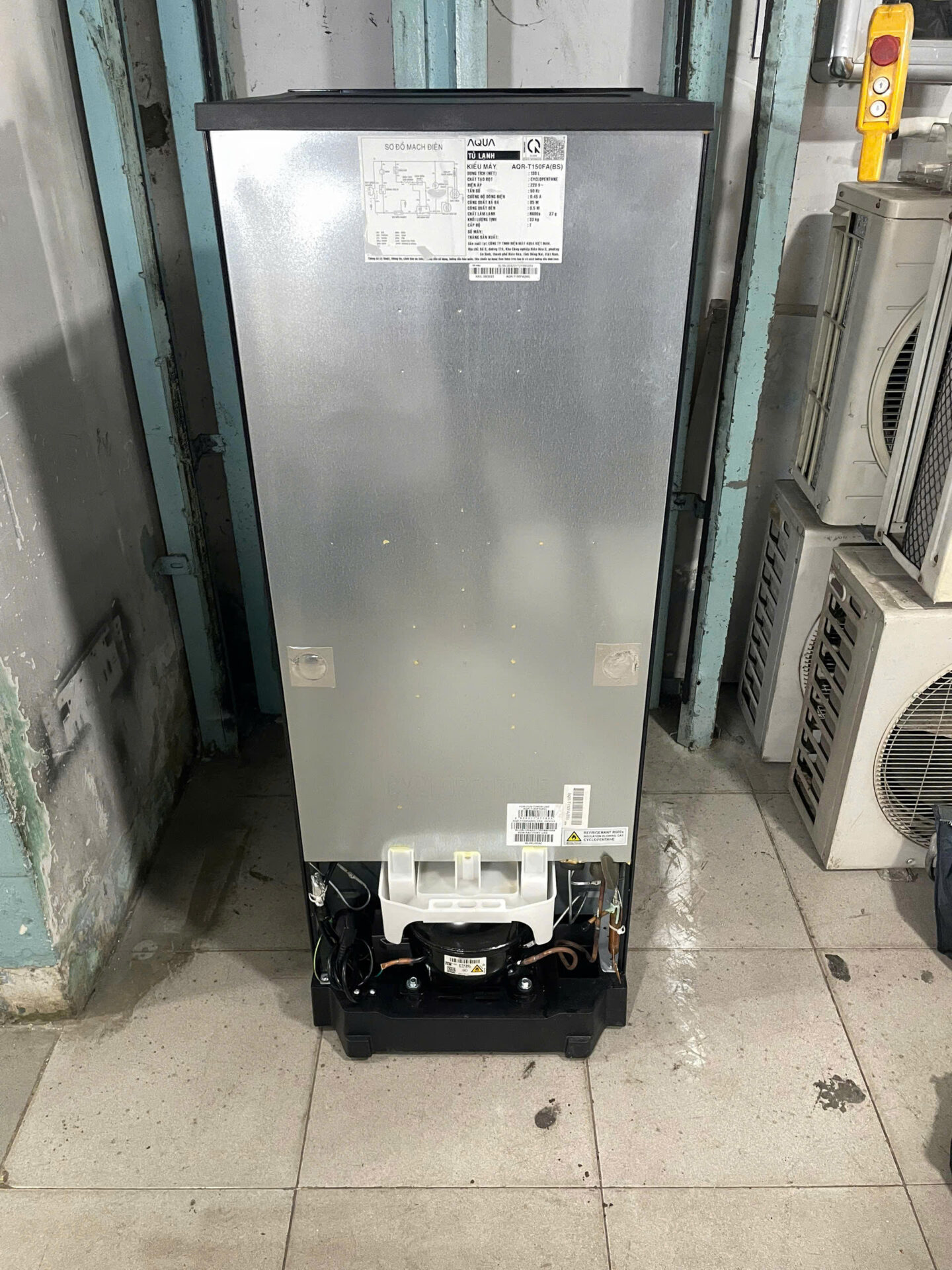 Tủ lạnh Aqua 130 lít AQR-T150FA lạnh nhanh bền bỉ - Miễn phí vận chuyển - Hình ảnh 6