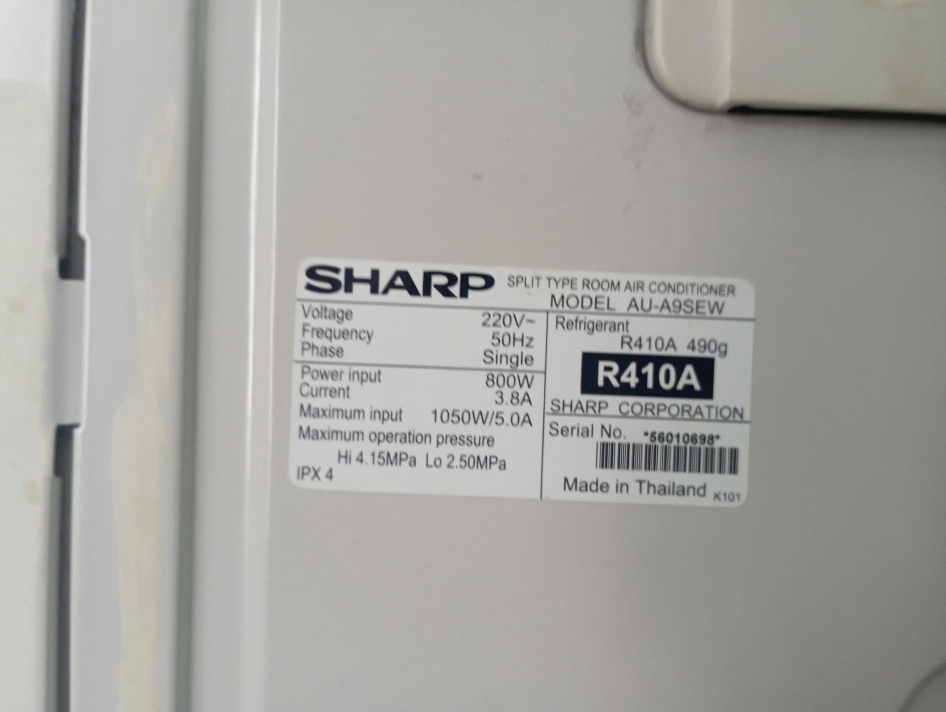 Máy lạnh Sharp 1HP AH-A9SEW Bao công lắp đặt - Hình ảnh 5