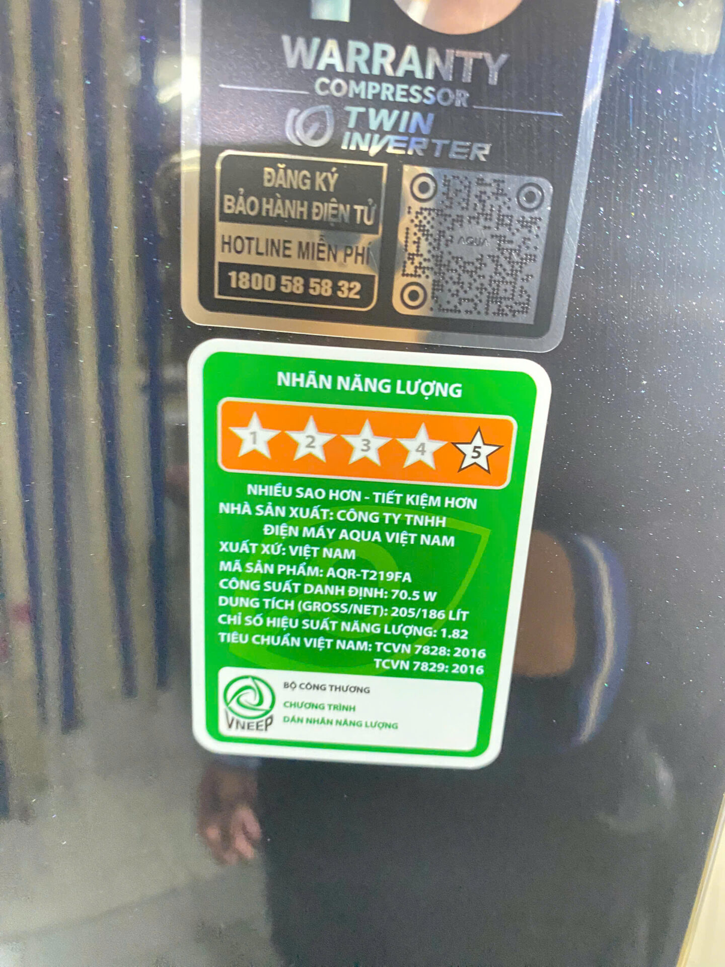 Tủ lạnh Aqua Inverter 186 lít AQR-T219FA Freeship Bảo hành 12 tháng - Hình ảnh 7