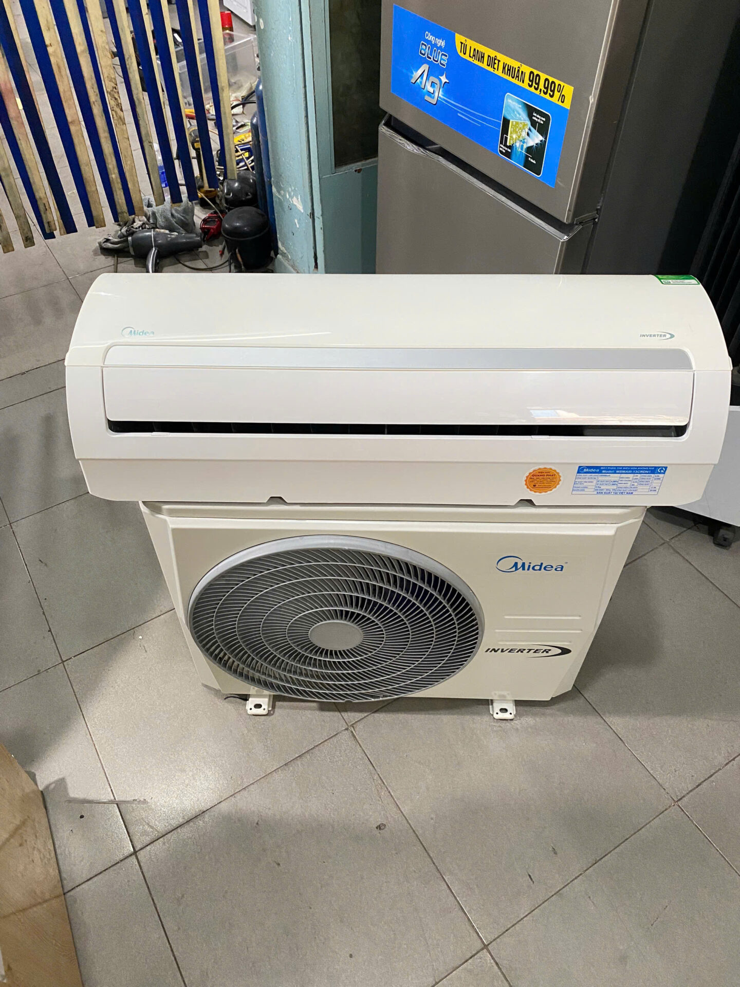 Máy lạnh Midea Inverter 1.5HP MSMAIII-13CRDN1 tiết kiệm điện - Bao công lắp đặt