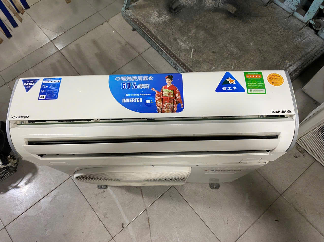 Máy lạnh Toshiba 1.5hp inverter nội địa Nhật tiết kiệm điện - bao công lắp đặt - Hình ảnh 3