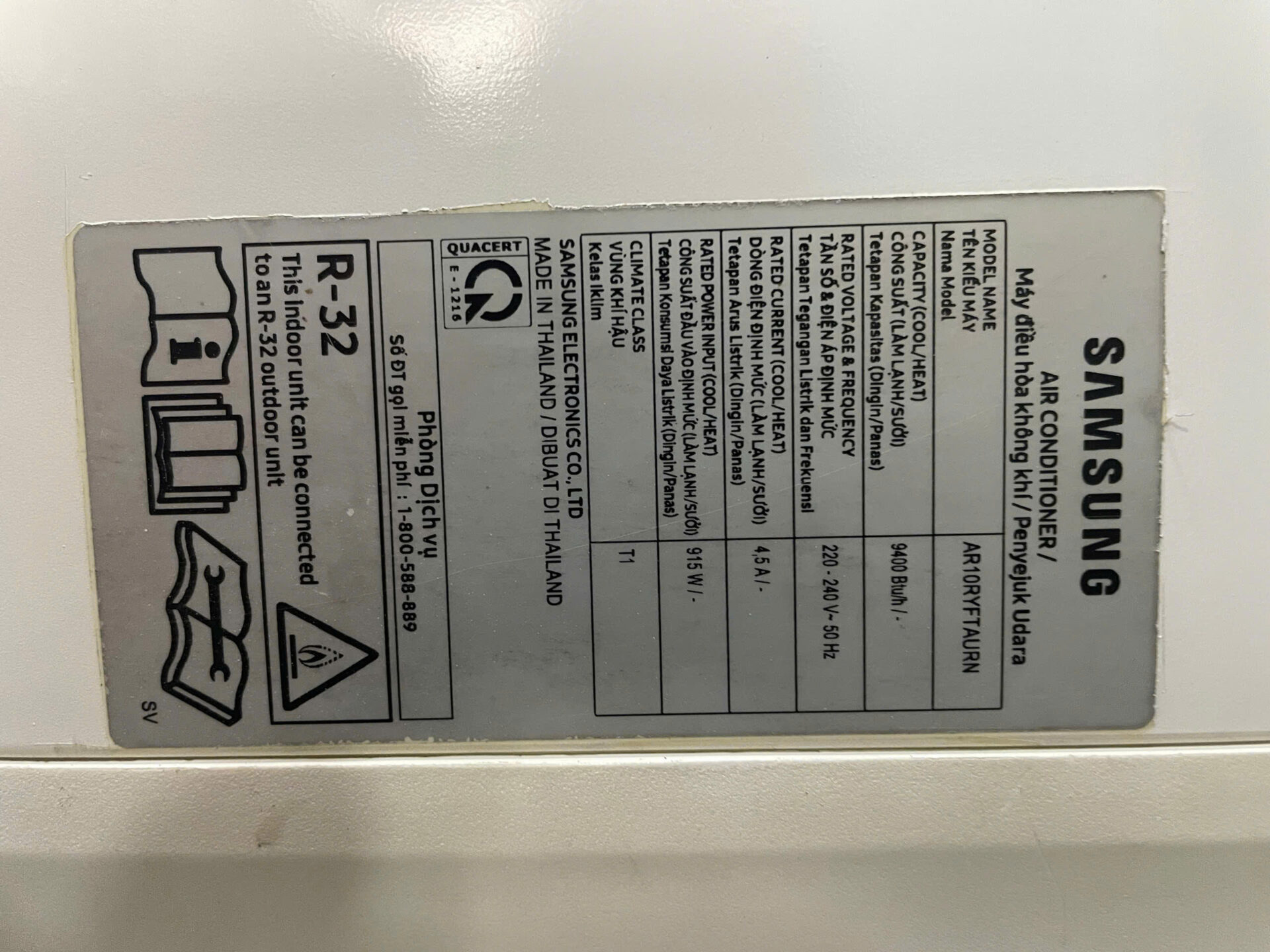 Máy lạnh Samsung Inverter 1HP AR10RYFTAURN tiết kiệm điện - Bao công lắp - Hình ảnh 7