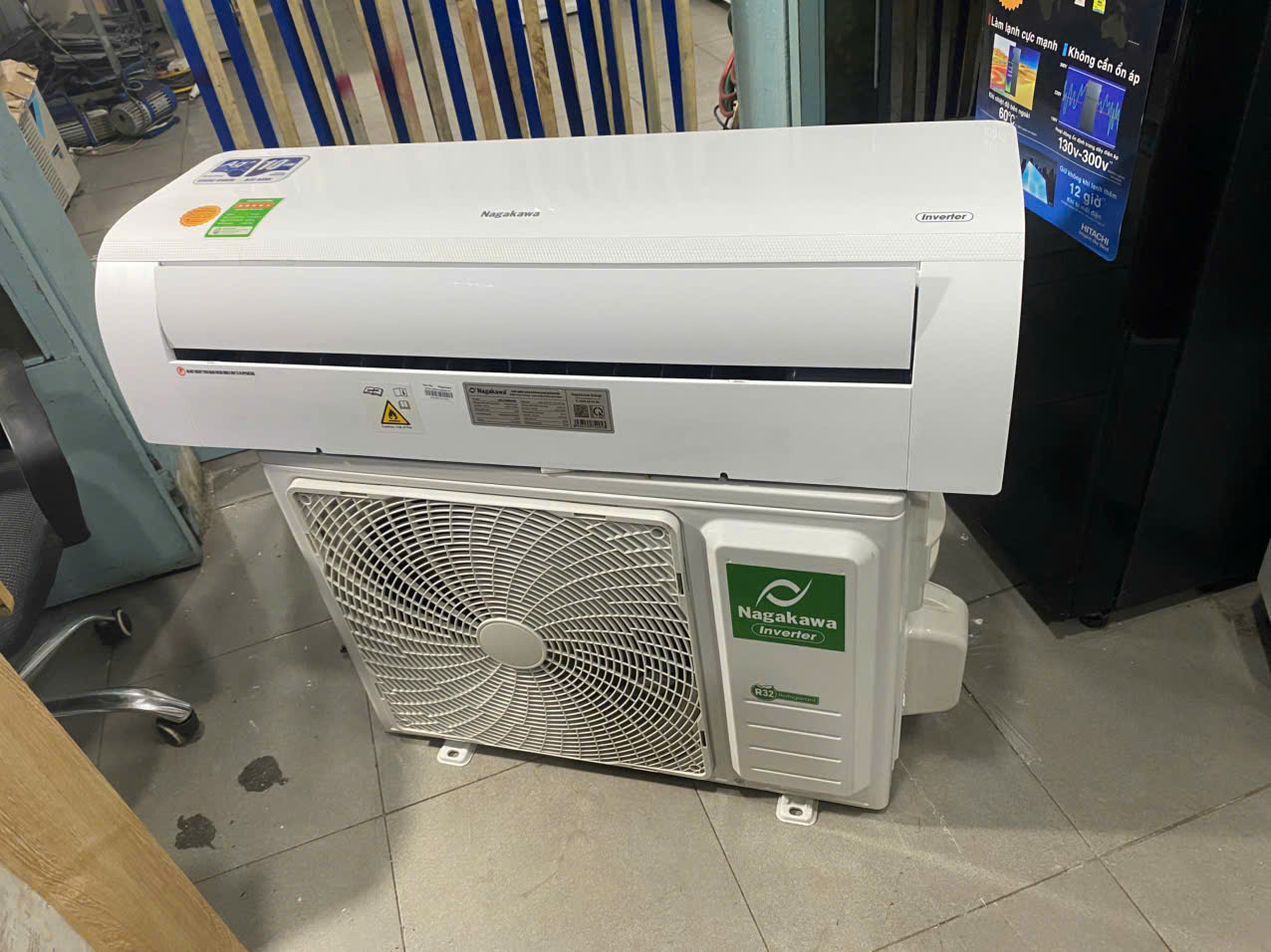 Máy lạnh Nagakawa 2HP Inverter Bền bỉ nhẹ điện – Bao công lắp đặt