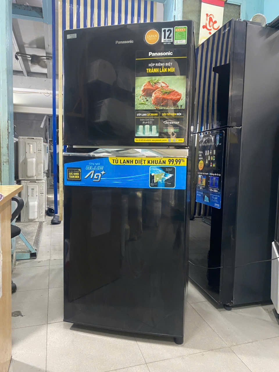 Tủ lạnh Panasonic 234L Inverter diệt khuẩn 99% - FreeShip