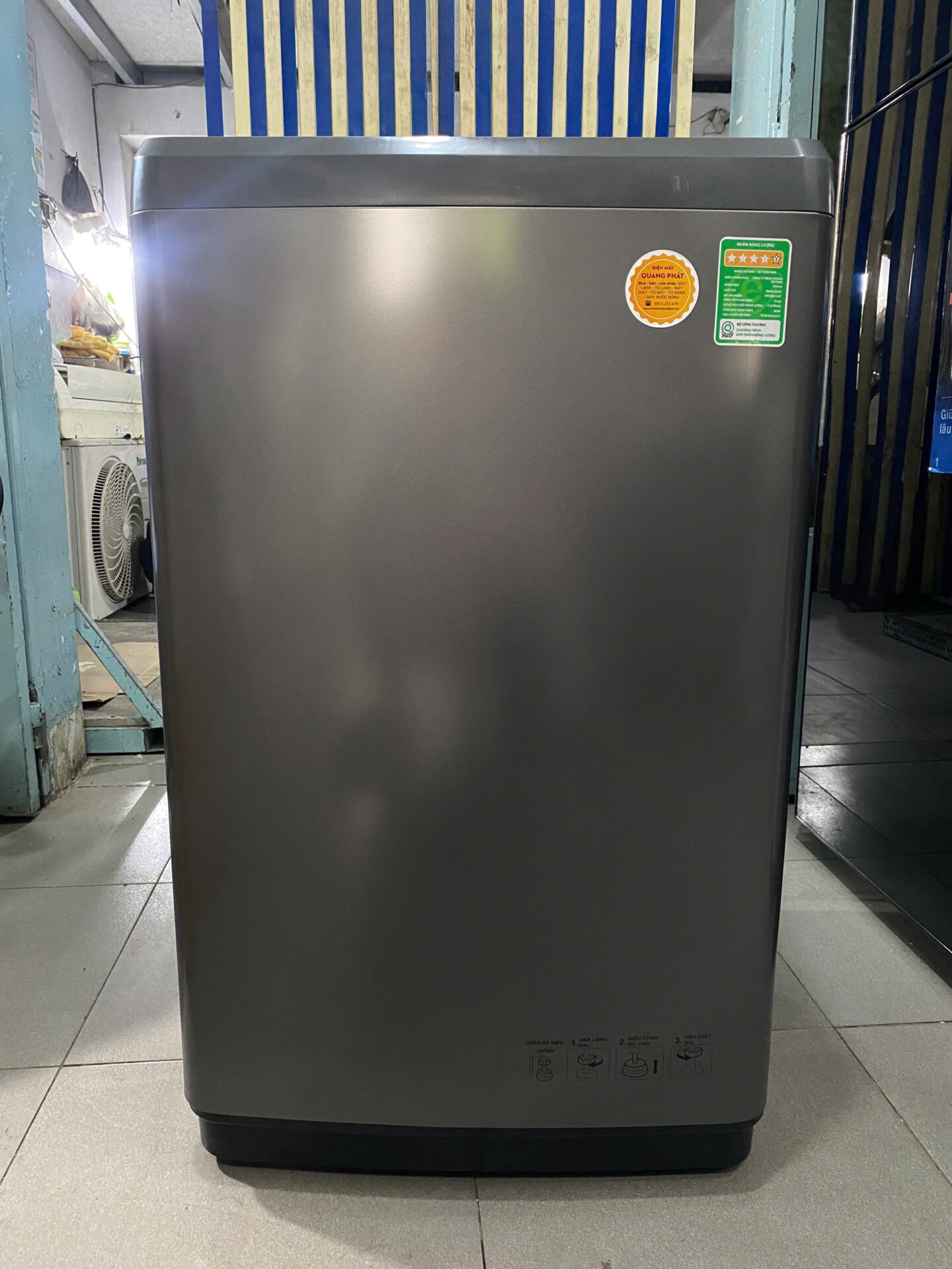 Máy giặt Hisense 8kg WTZQ8012UT – Free Ship