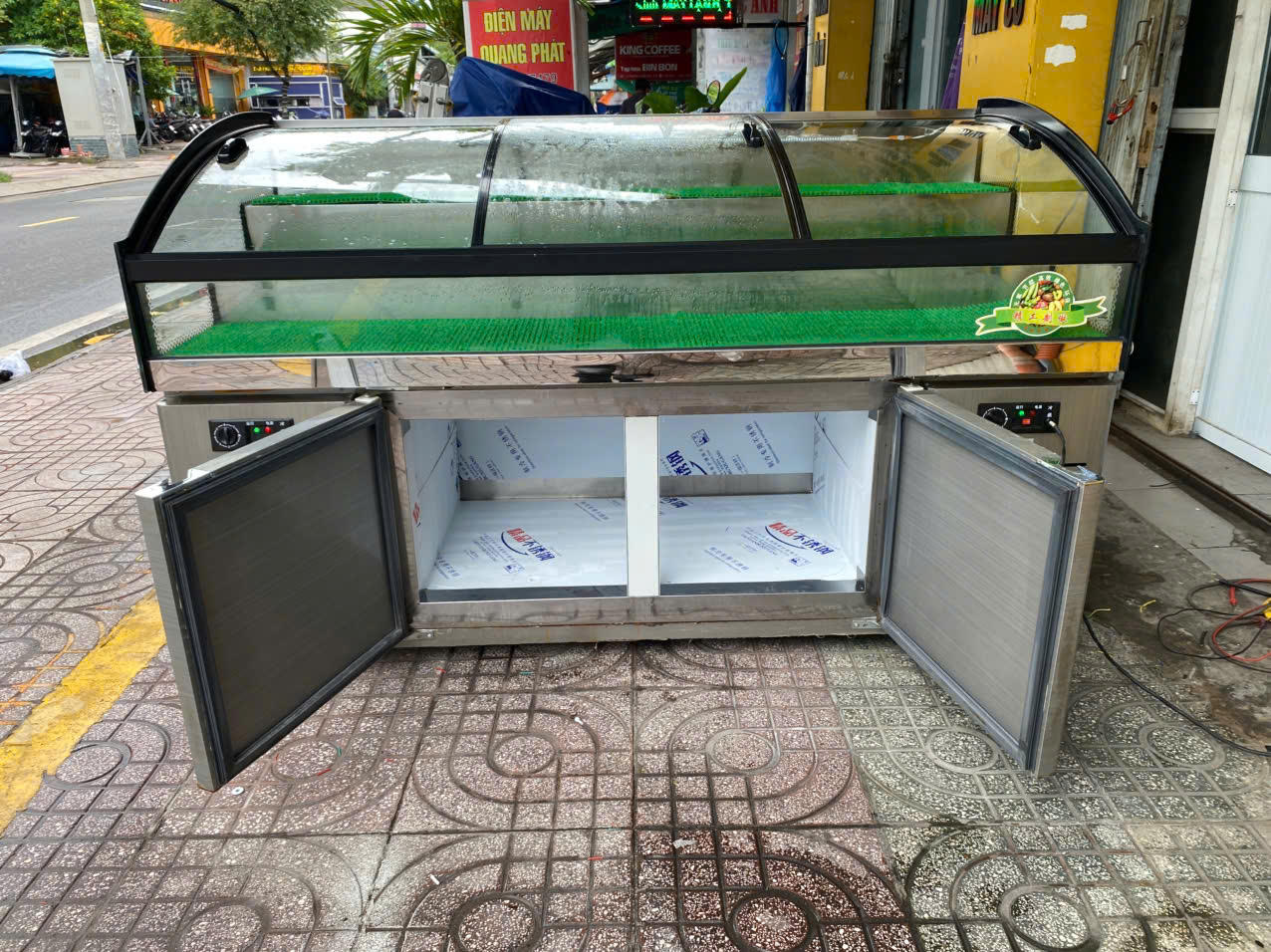 Tủ đông mát trưng bày 600L mới 90% Date T8/2025 - FreeShip - Hình ảnh 3