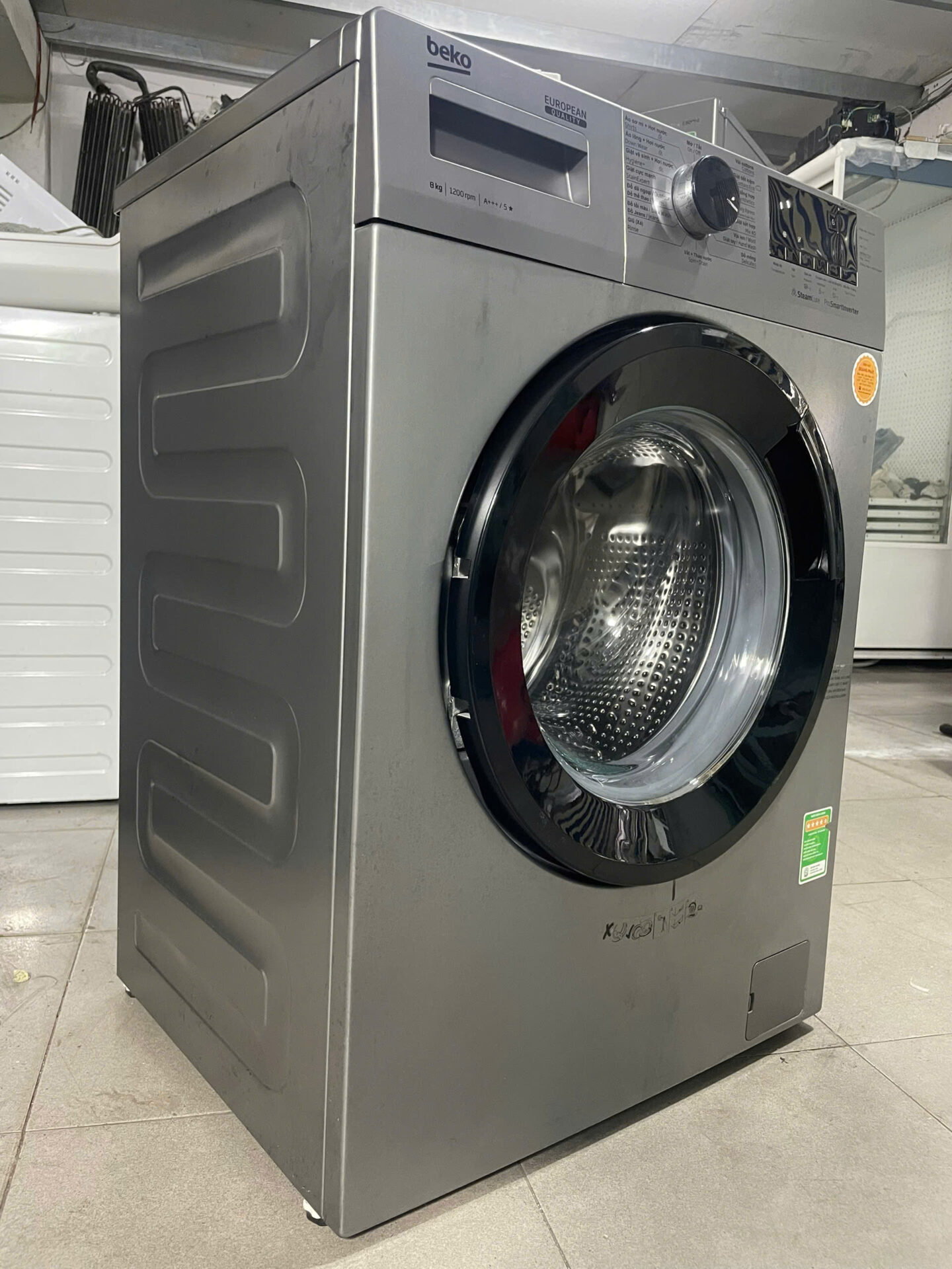 Máy giặt Beko 8kg Inverter nhẹ điện - FreeShip - Hình ảnh 4