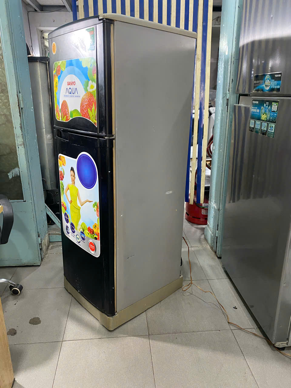 Tủ lạnh Sanyo 130L ZIN khử mùi diệt khuẩn FreeShip - Hình ảnh 5