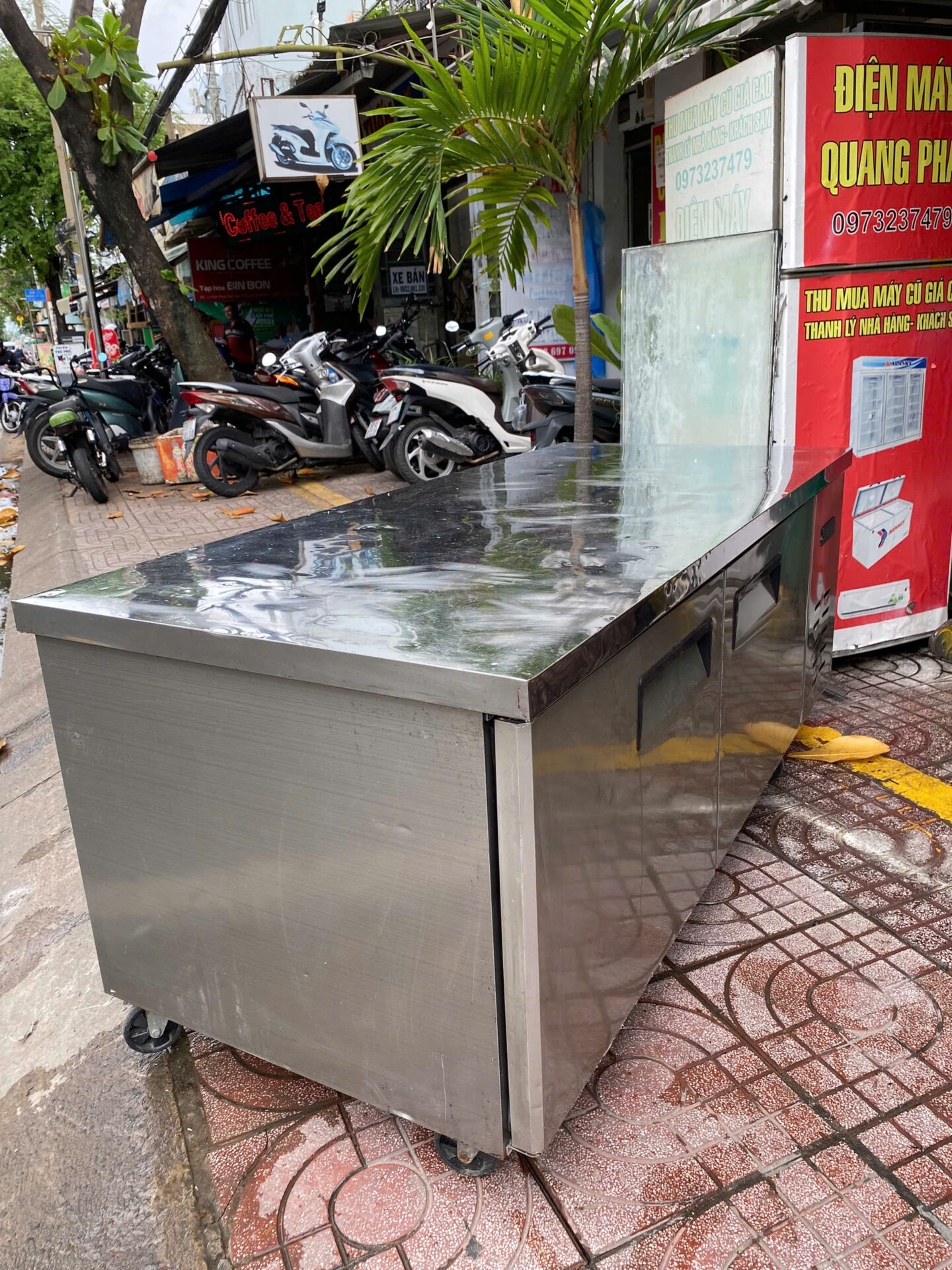 Bàn đông mát 450L inox cao cấp bền bỉ - FreeShip - Hình ảnh 5