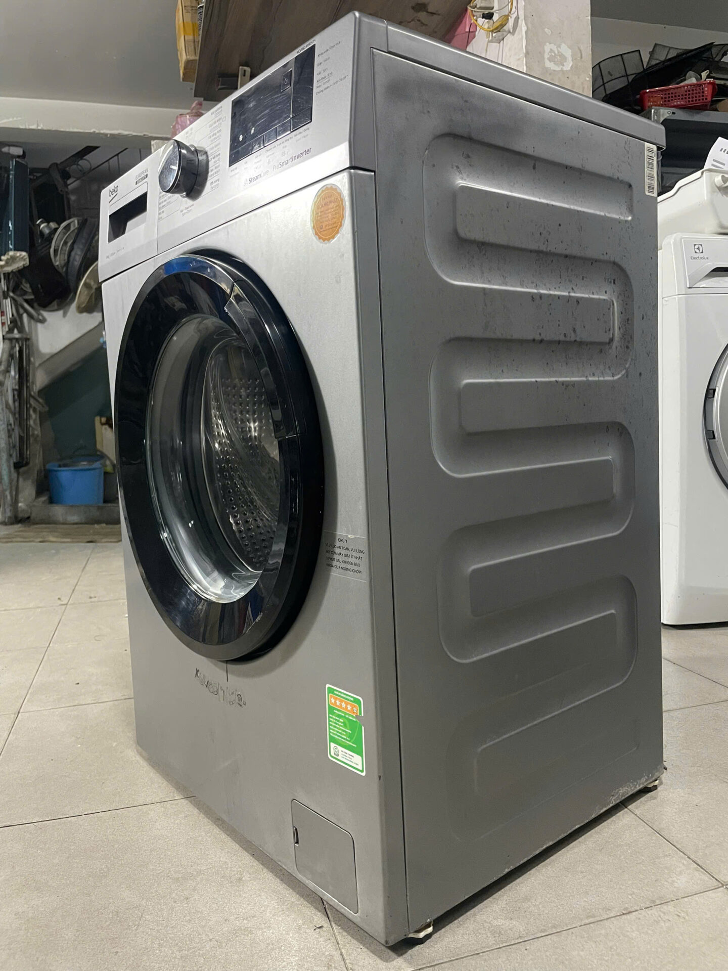 Máy giặt Beko 8kg Inverter nhẹ điện - FreeShip - Hình ảnh 5