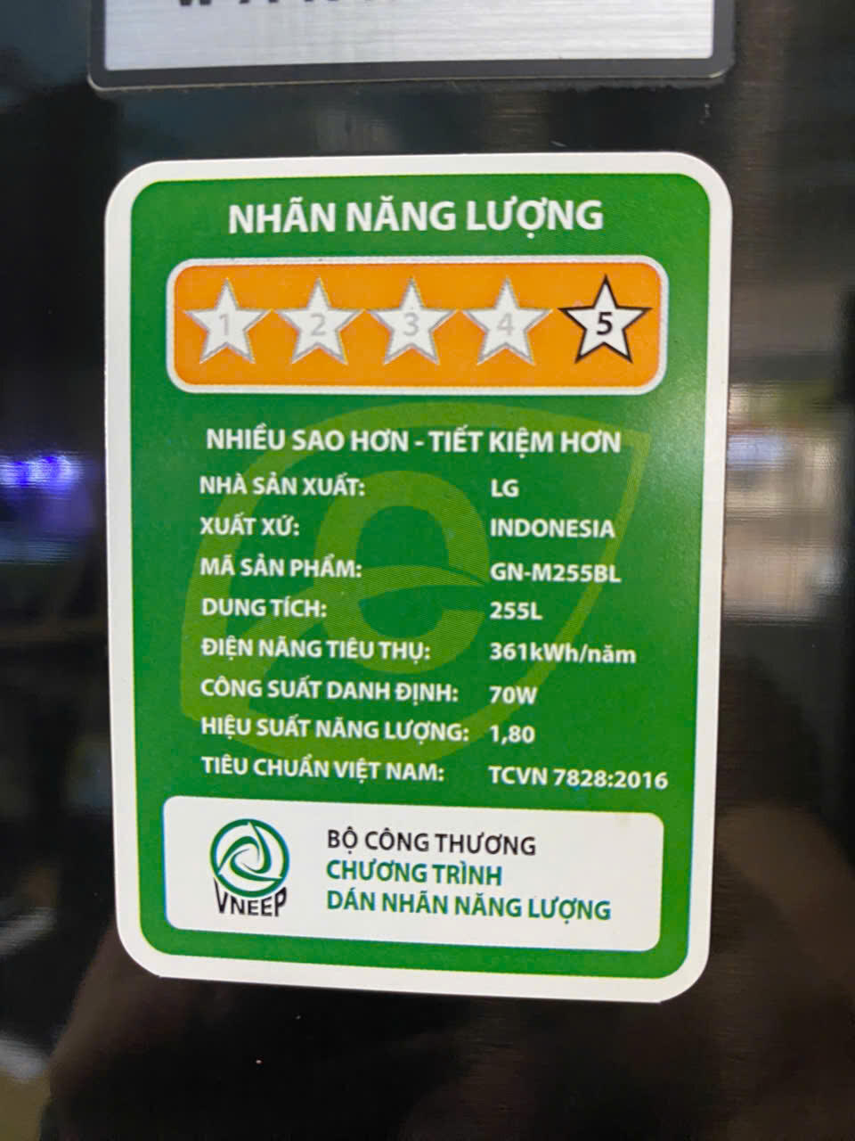 Tủ lạnh LG Inverter 255L tiết kiệm điện - FreeShip - Hình ảnh 6