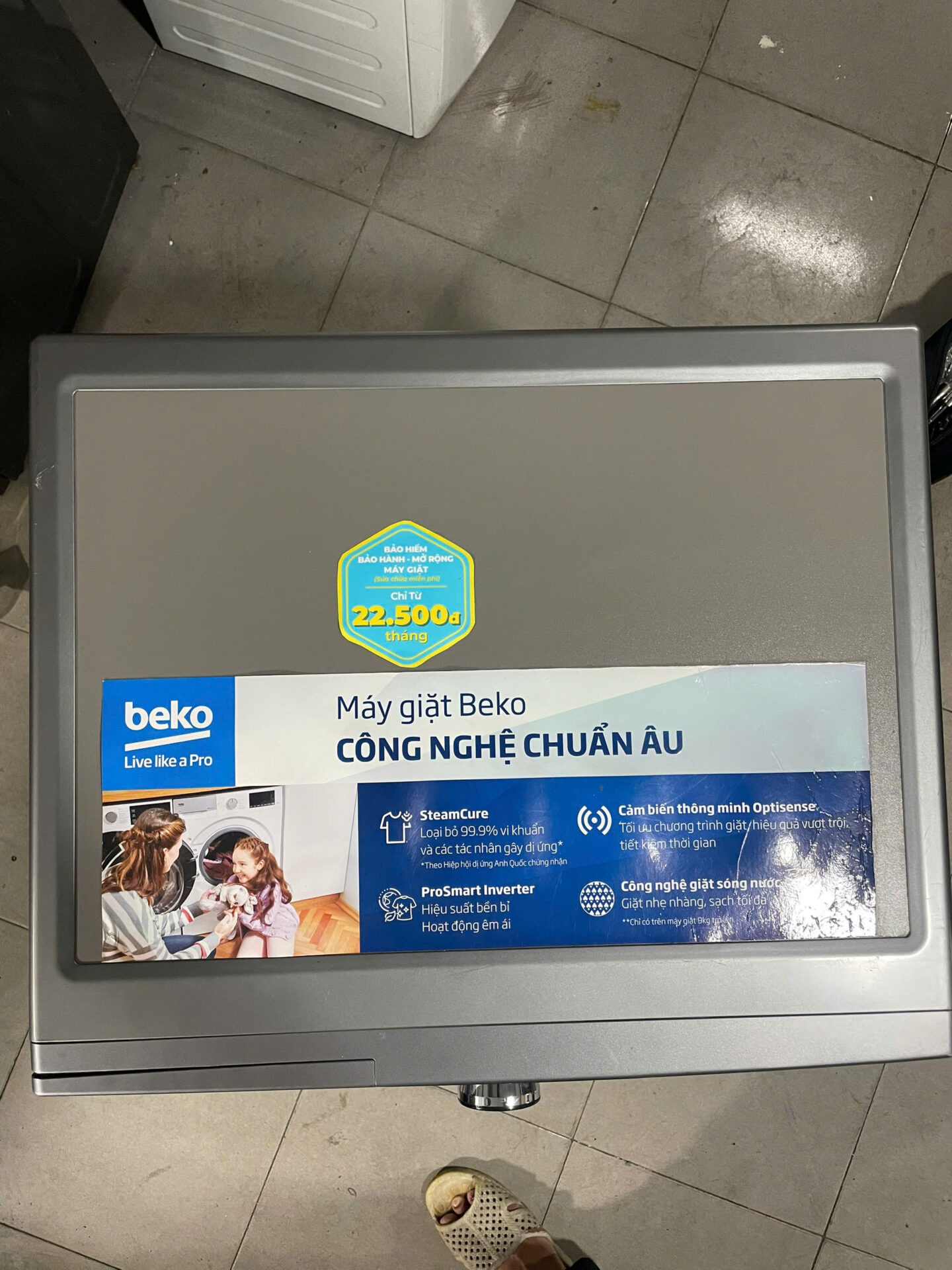 Máy giặt Beko 8kg Inverter nhẹ điện - FreeShip - Hình ảnh 7