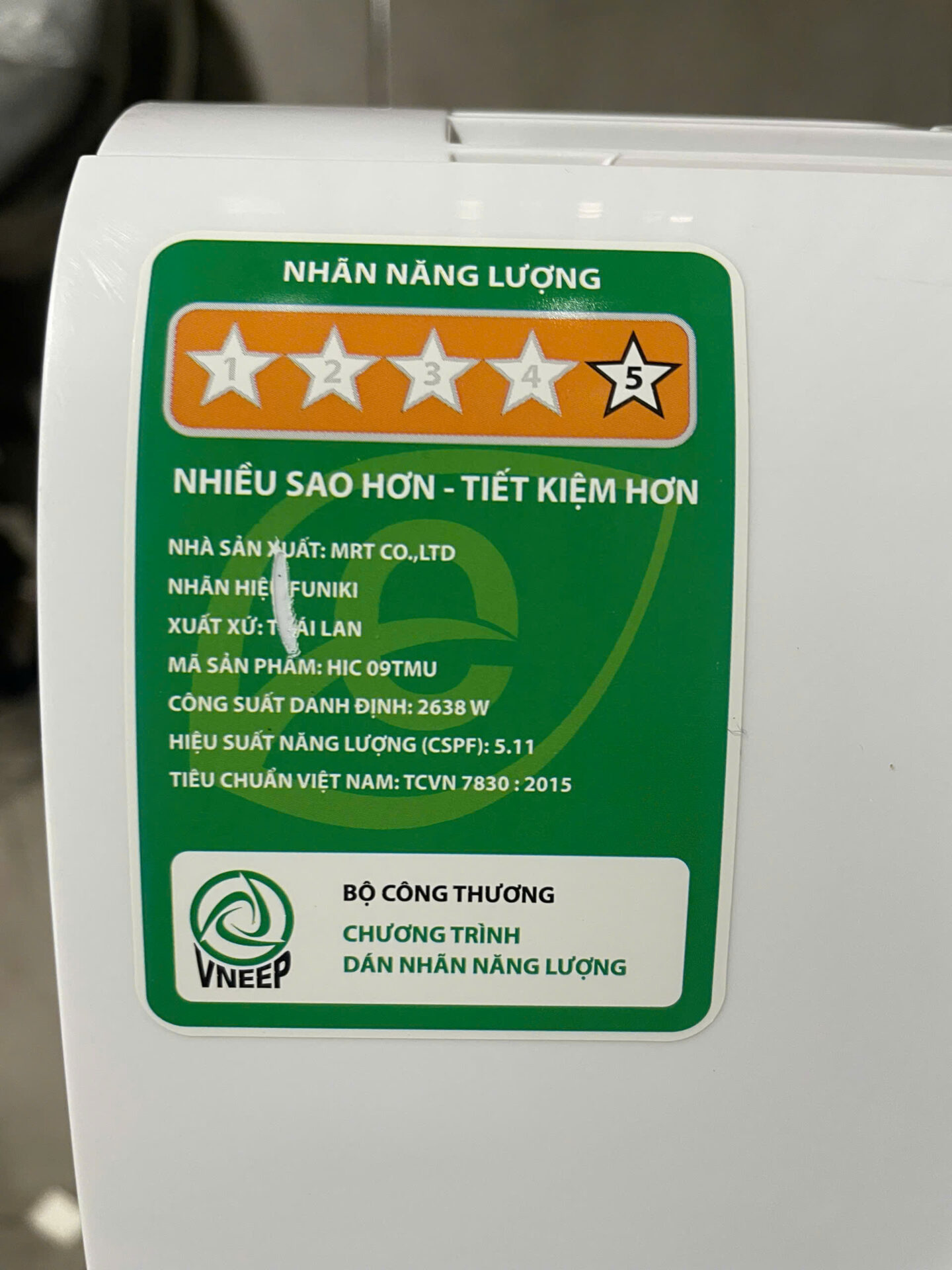 Máy lạnh Funiki Inverter 1HP HIC09TMU bền nhẹ điện - Hình ảnh 7