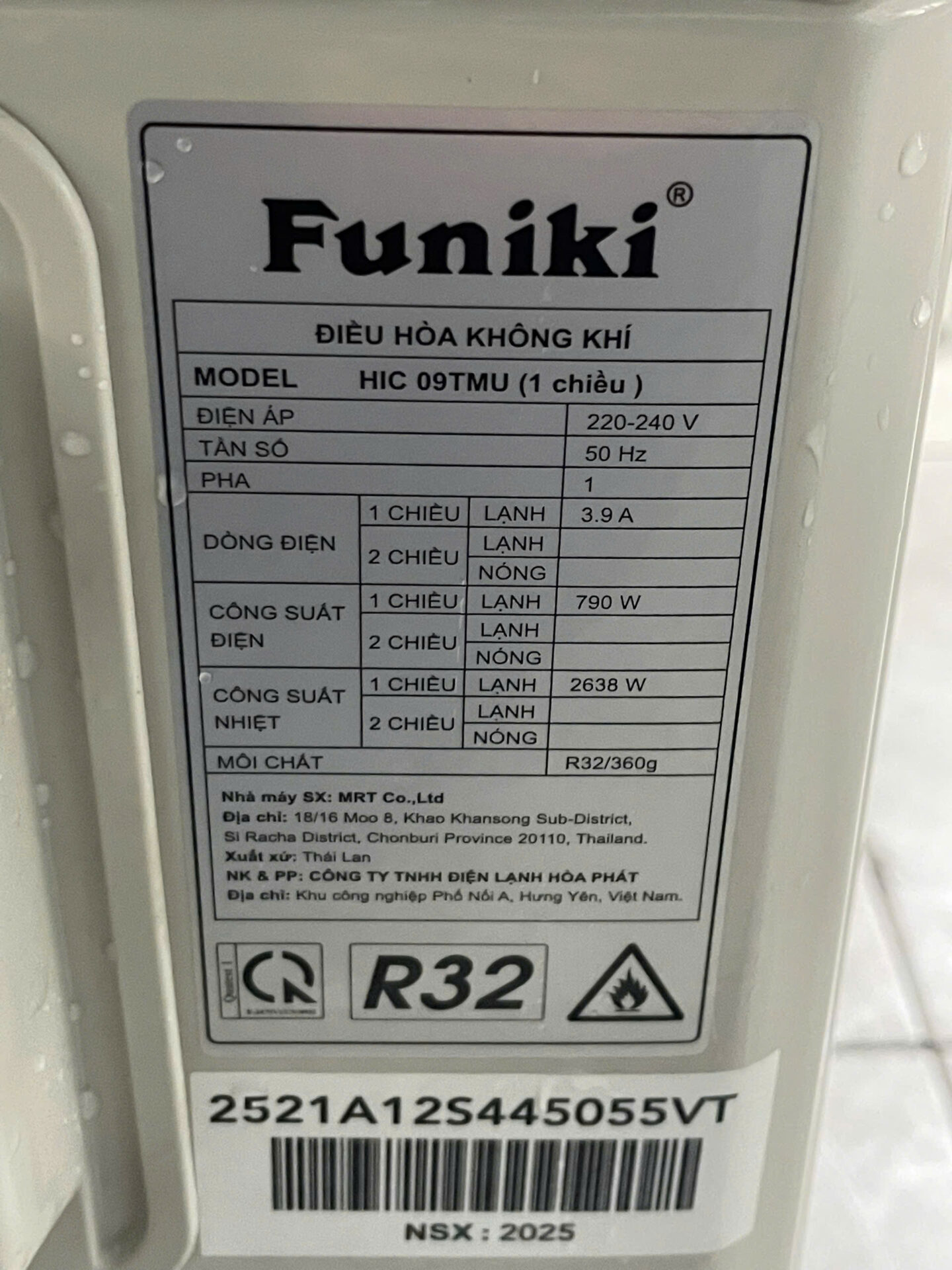 Máy lạnh Funiki Inverter 1HP HIC09TMU bền nhẹ điện - Hình ảnh 8