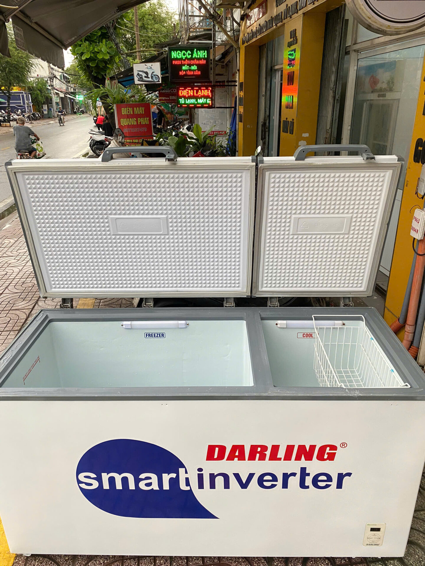 Tủ đông mát Darling 770 lít Inverter siêu nhẹ điện FreeShip - Hình ảnh 3