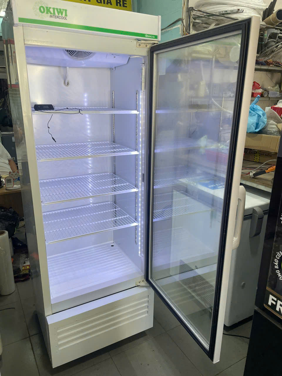 Tủ mát Okiwi JW-470R 380L tiết kiệm điện FreeShip - Hình ảnh 3