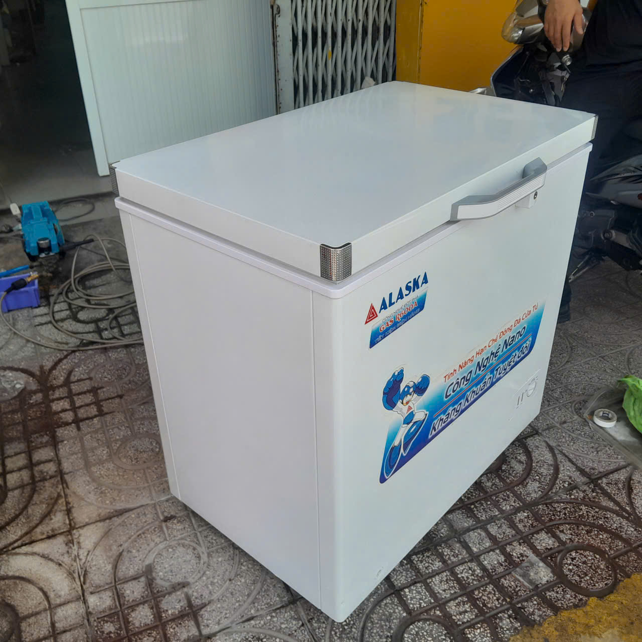 Tủ đông Alaska 205 lít BD-300 zin mới 90% nhẹ điện FreeShip - Hình ảnh 5