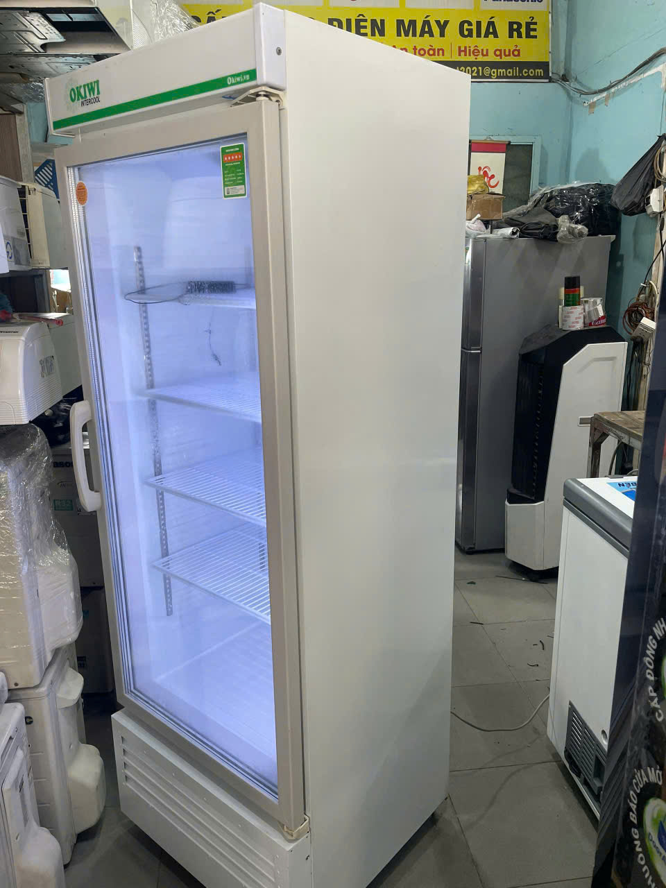 Tủ mát Okiwi JW-470R 380L tiết kiệm điện FreeShip - Hình ảnh 5