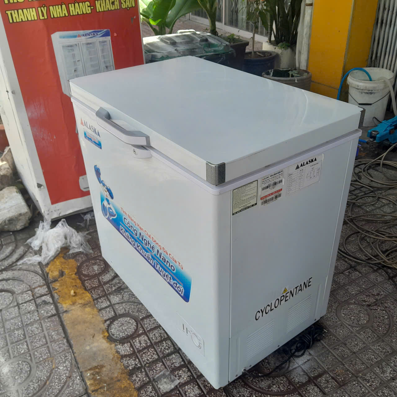 Tủ đông Alaska 205 lít BD-300 zin mới 90% nhẹ điện FreeShip - Hình ảnh 6