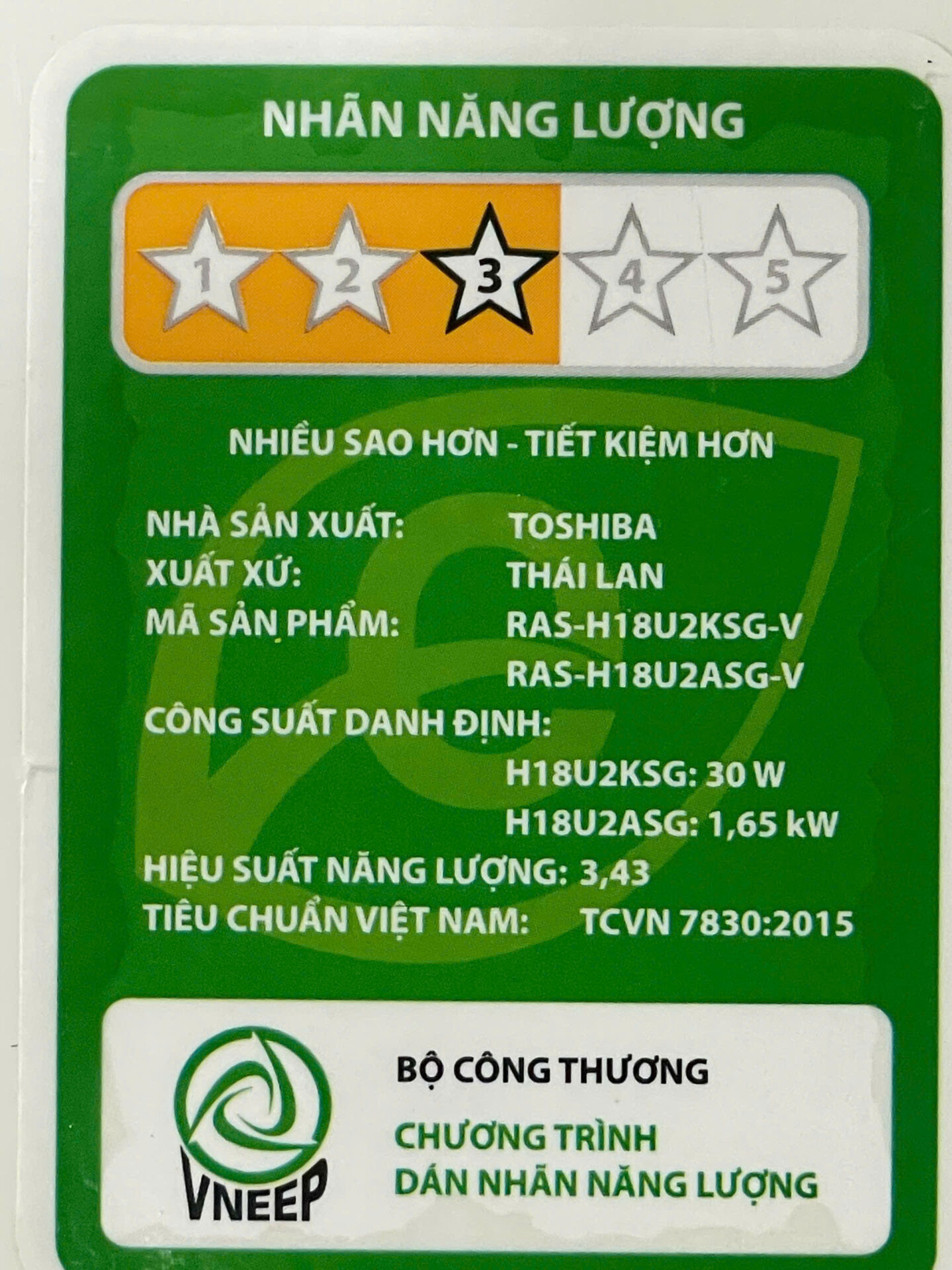 Máy lạnh Toshiba 2HP Thái Lan bền bỉ (Bao công lắp) - Hình ảnh 6