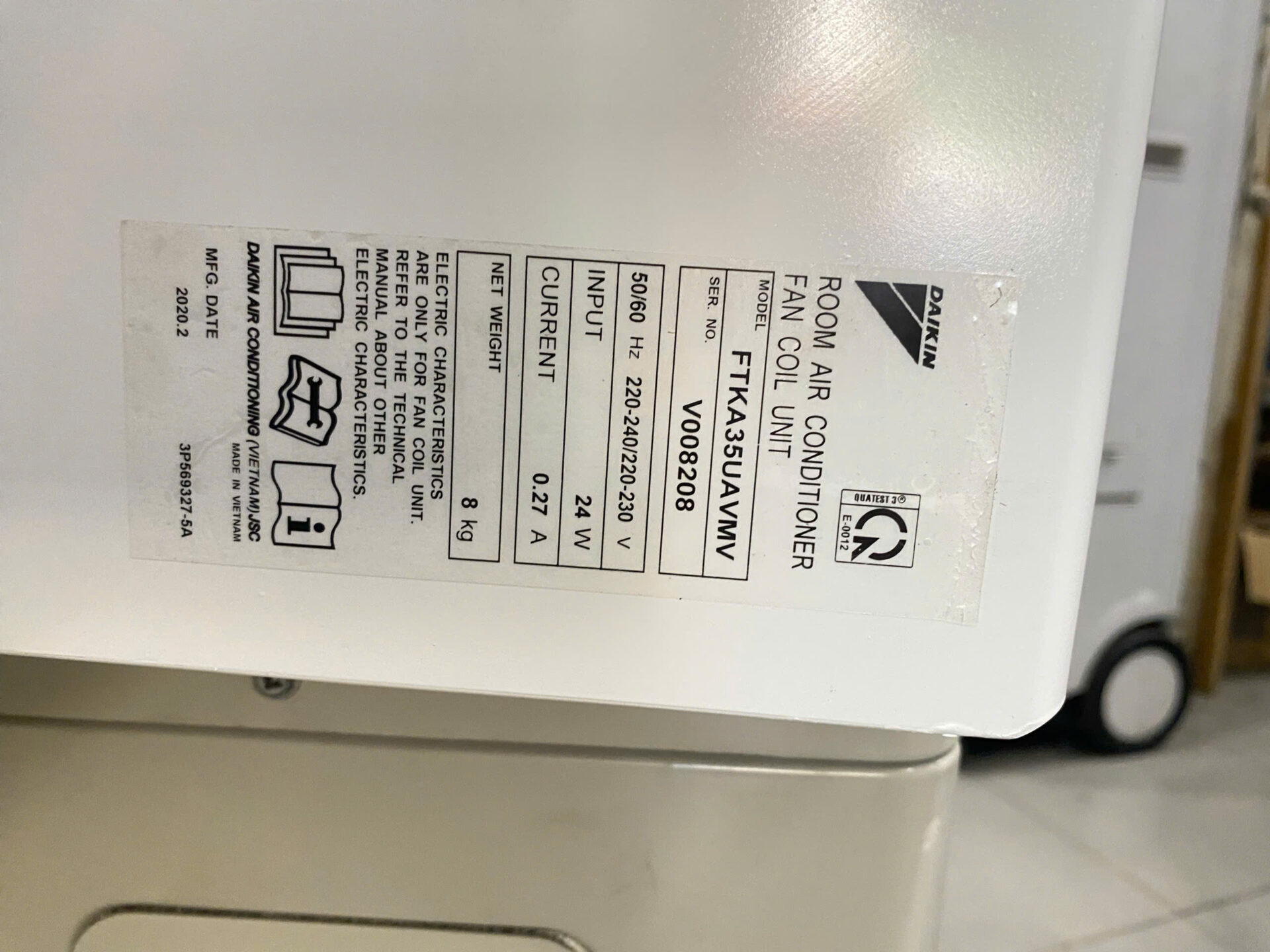 Máy lạnh Daikin 1.5hp inverter FTKA35UAVMV - Hình ảnh 6