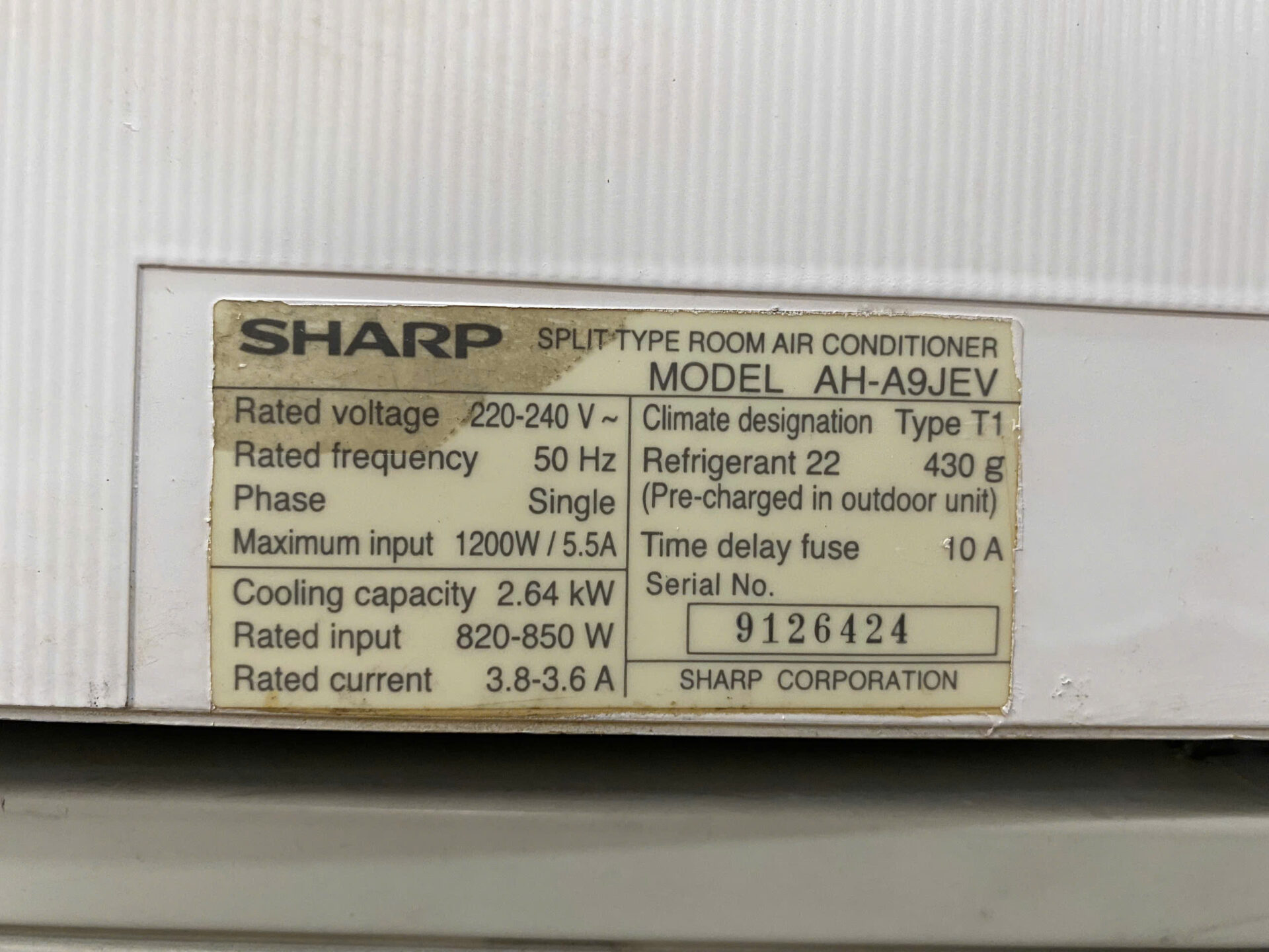 Máy lạnh sharp 1hp lạnh nhanh, bền bỉ - BH 6thang - Hình ảnh 6