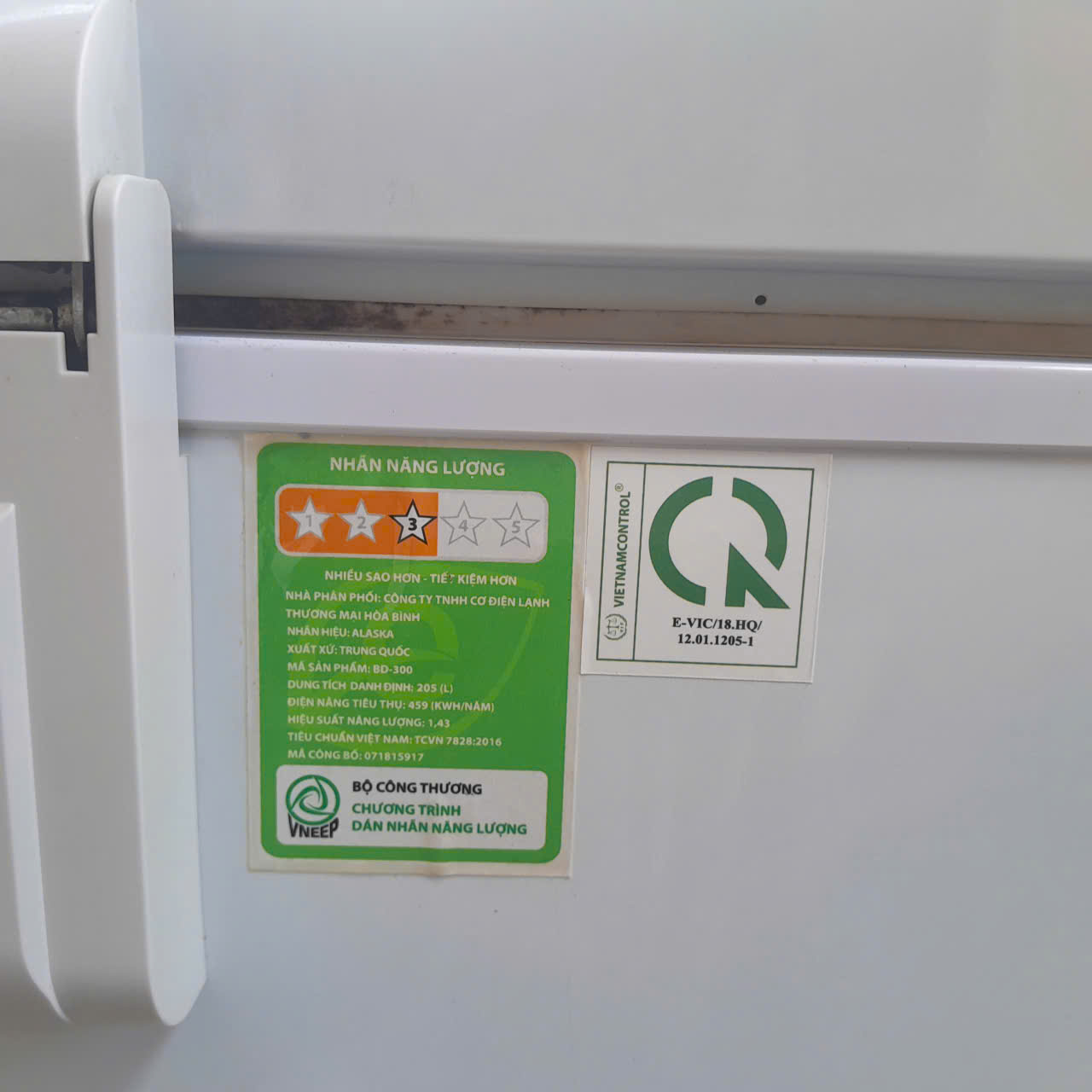 Tủ đông Alaska 205 lít BD-300 zin mới 90% nhẹ điện FreeShip - Hình ảnh 7