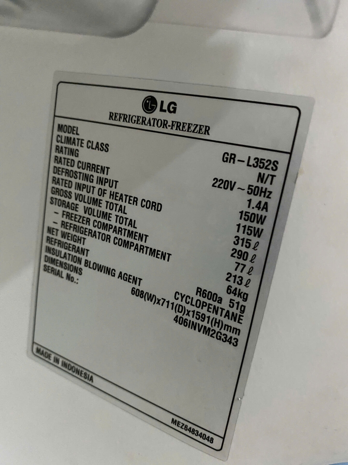 Tủ lạnh LG 315 lít Inverter Tiết kiệm điện - Hình ảnh 7