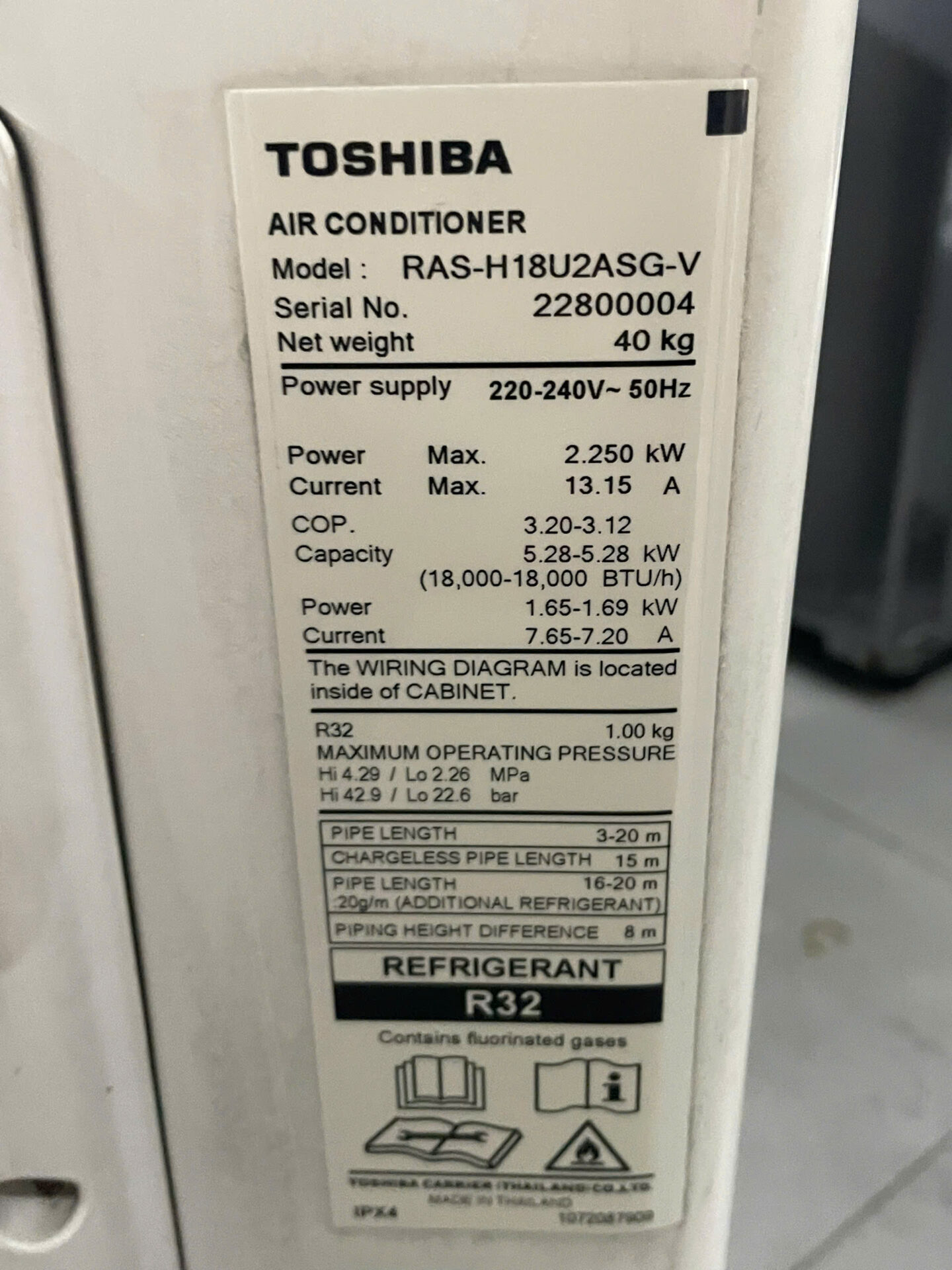 Máy lạnh Toshiba 2HP Thái Lan bền bỉ (Bao công lắp) - Hình ảnh 7