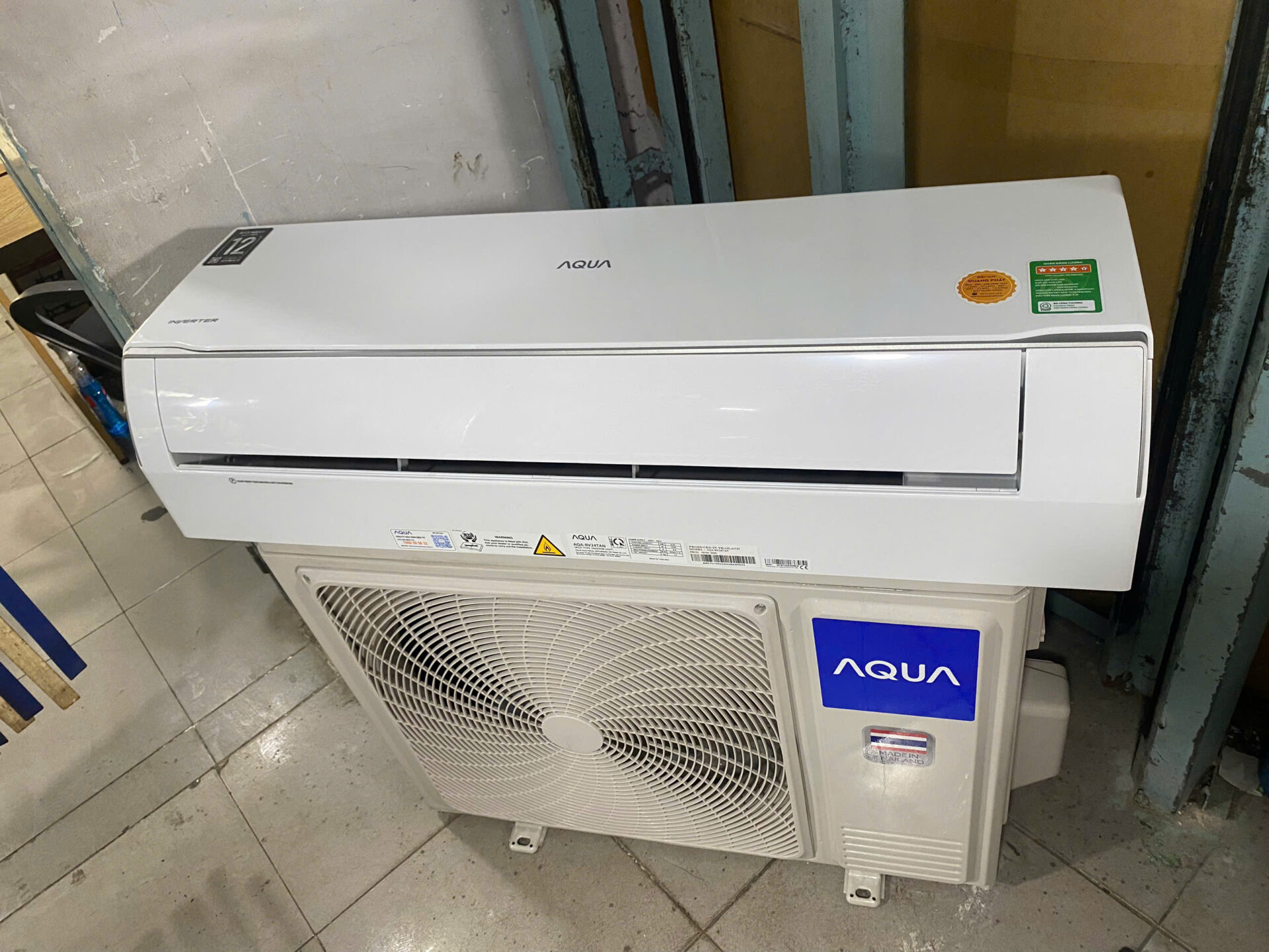 Máy lạnh Aqua 2.5HP Inverter AQA-RV24TA Date 2025 BH 12 tháng