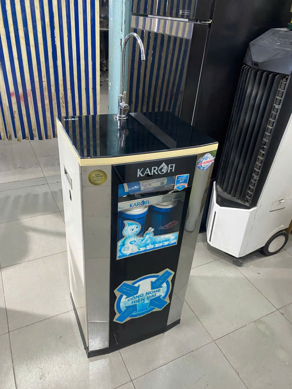 Máy lọc nước RO Karofi KSI08-A, 8 lõi lọc - FreeShip