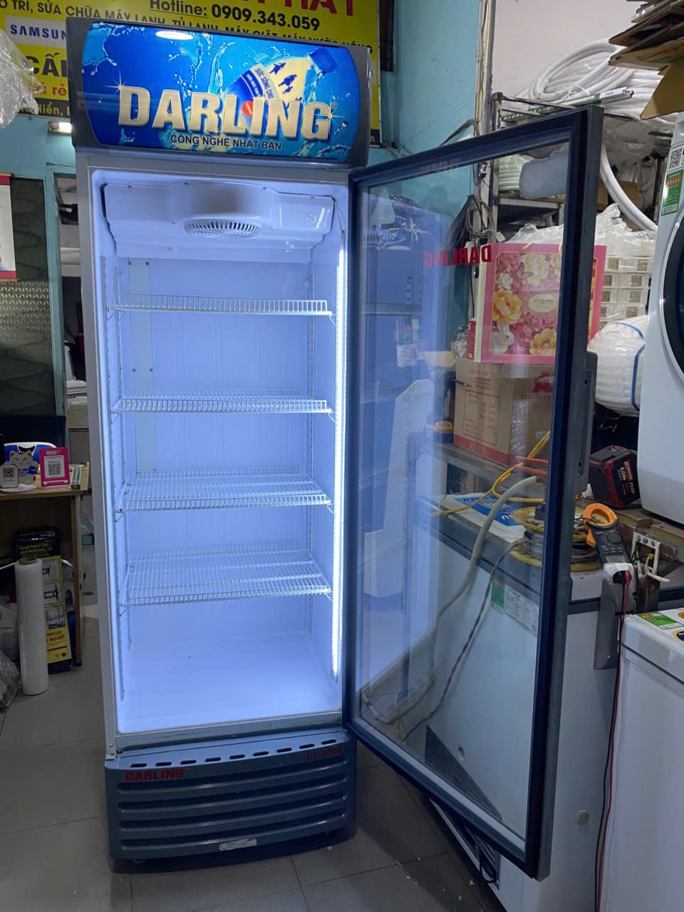 Tủ mát Darling 400L Inverter DL-4000A3 ZIN - FreeShip - Hình ảnh 3