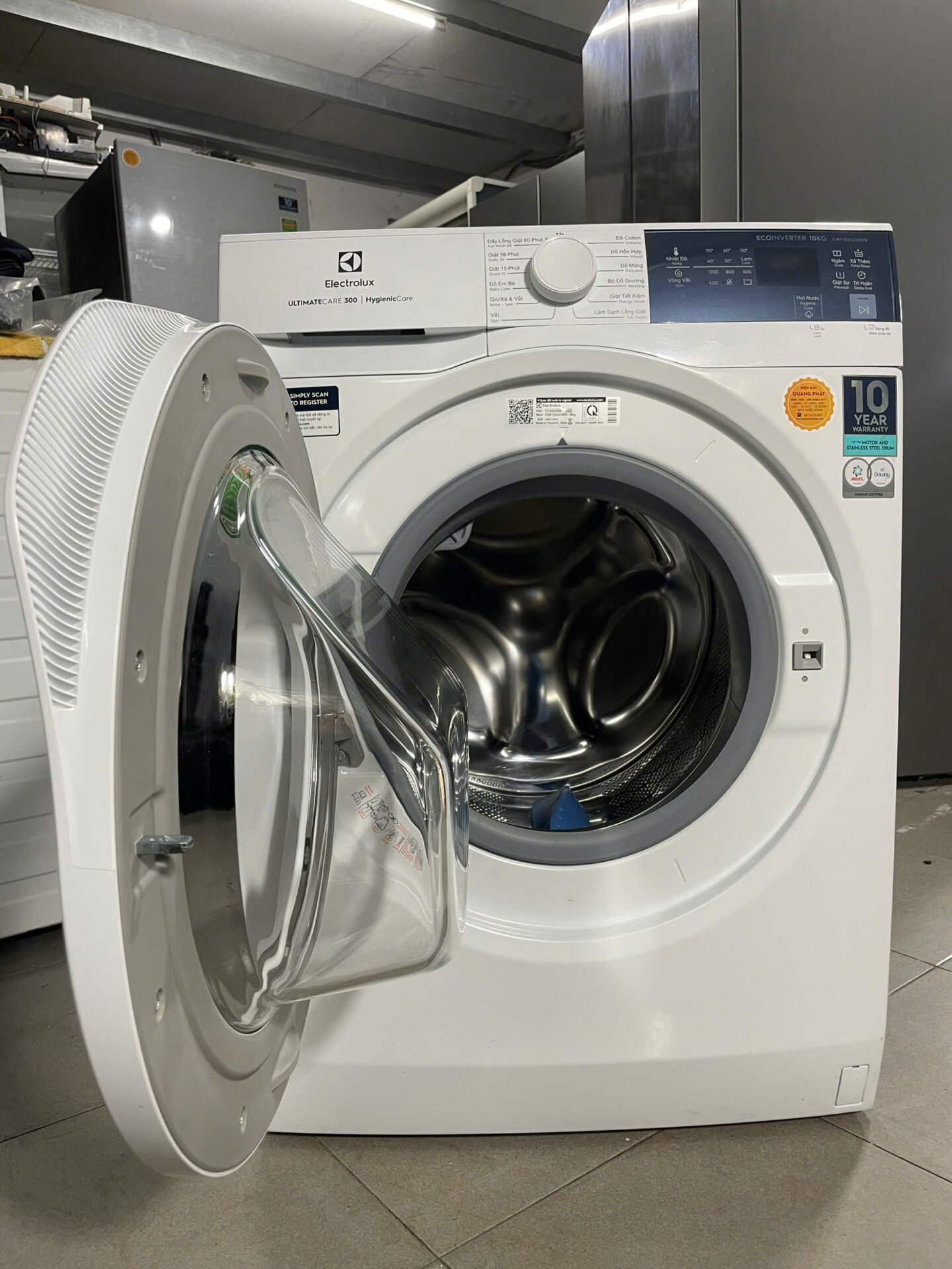 Máy giặt Electrolux 10kg Inverter - Free Ship - BH 12th - Hình ảnh 3