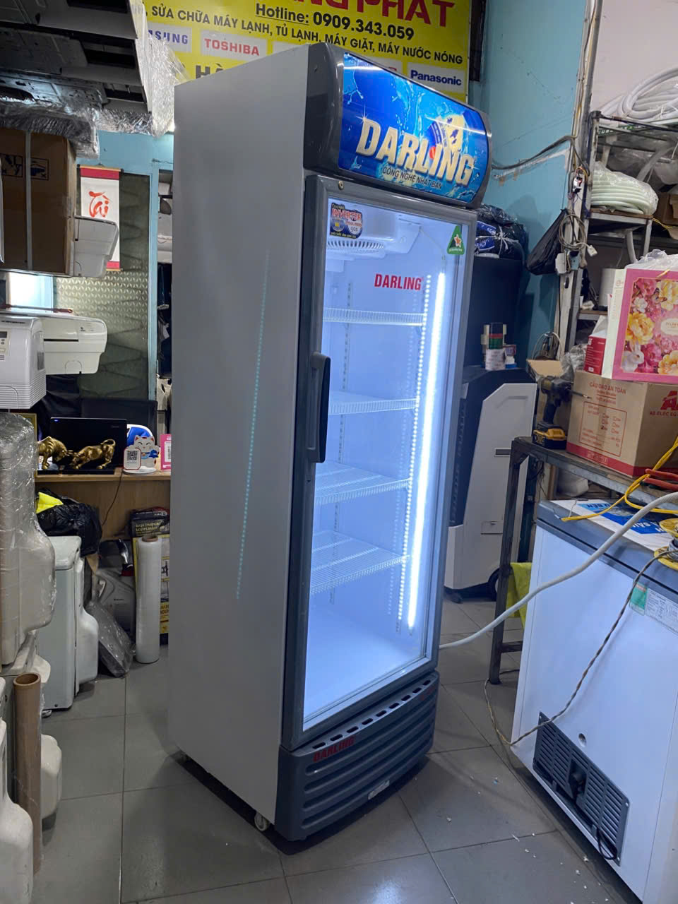 Tủ mát Darling 400L Inverter DL-4000A3 ZIN - FreeShip - Hình ảnh 4